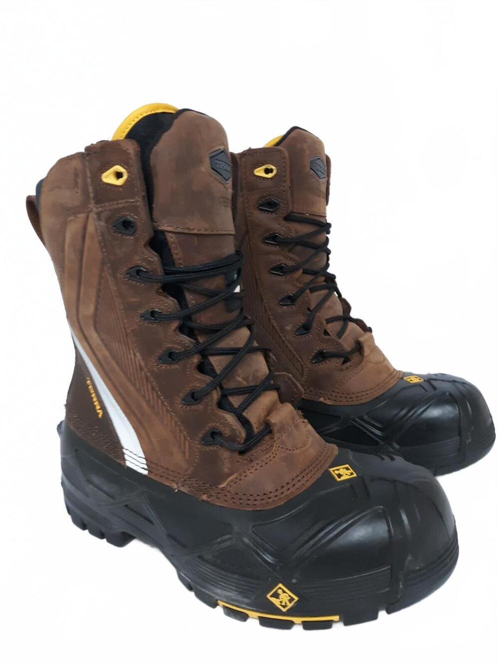 Terra Men's Crossbow XT Composite Toe Composite Plate Work Boots Brown Size 7M